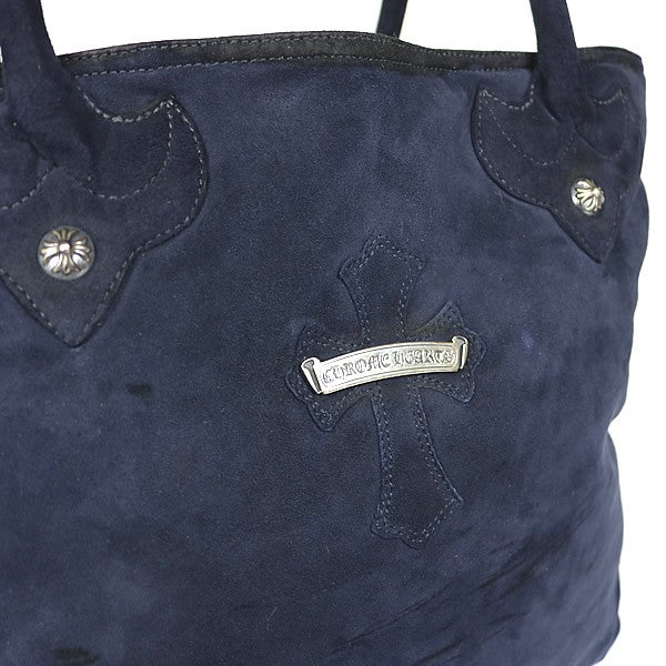 CHROME HEARTS FS Tote Cross Ball Bag Blue Size ONE SIZE