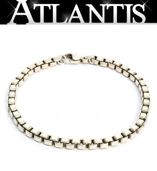 TIFFANY Venetian Link Sterling Silver Bracelet Size ONE SIZE