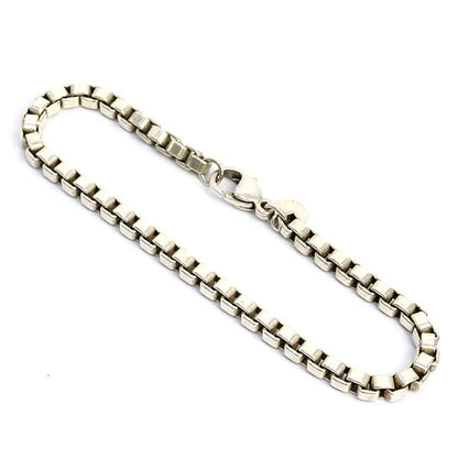 TIFFANY Venetian Link Sterling Silver Bracelet Size ONE SIZE