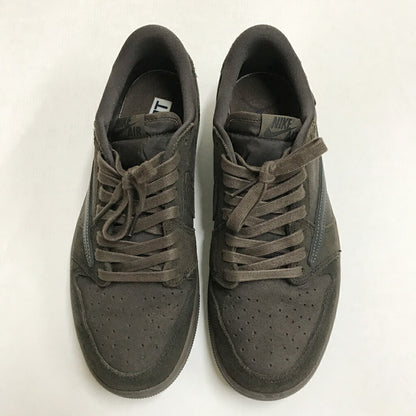 NIKE x Travis Scott Air Jordan 1 Low OG SP Brown Sneakers Size 27