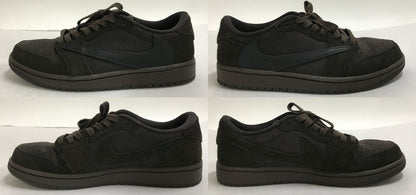 NIKE x Travis Scott Air Jordan 1 Low OG SP Brown Sneakers Size 27