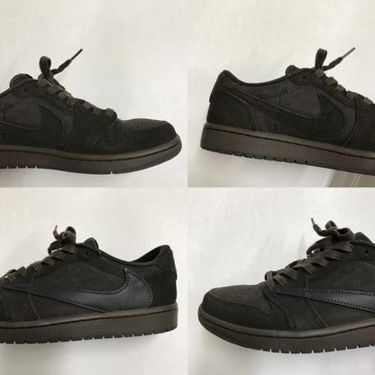 NIKE x Travis Scott Air Jordan 1 Low OG SP Brown Sneakers Size 27