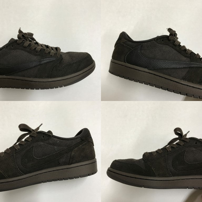 NIKE x Travis Scott Air Jordan 1 Low OG SP Brown Sneakers Size 27