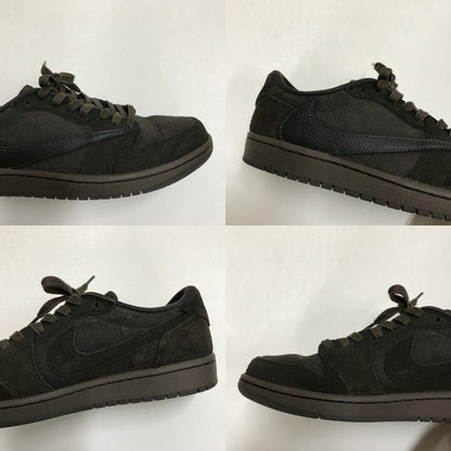 NIKE x Travis Scott Air Jordan 1 Low OG SP Brown Sneakers Size 27