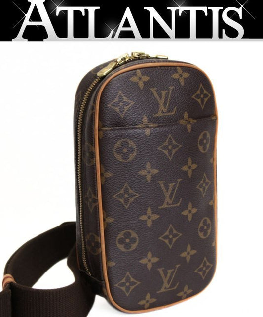 Louis Vuitton Pochette Gange Bag Brown Size ONE SIZE