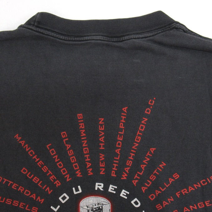 LOU REED '96 Hooky Wooky World Tour T-Shirt Black