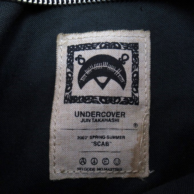 UNDERCOVER 03SS SCAB Period Waist Bag Black