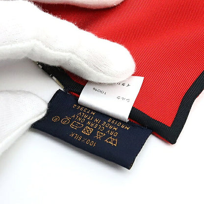 Louis Vuitton Bandeau Trunk Silk Scarf Beige Size ONE SIZE