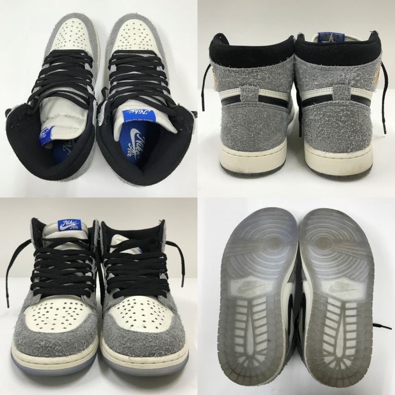 NIKE Air Jordan 1 Retro High OG Cool Grey Sneakers Size 27