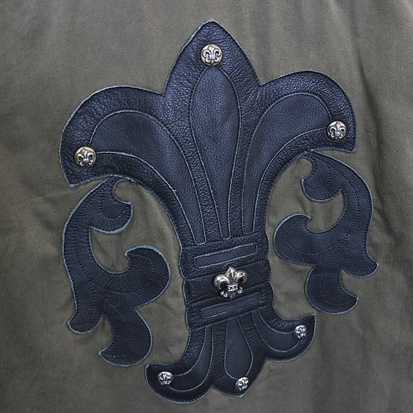 CHROME HEARTS BS Fleur Long Sleeve Military Shirt Size M