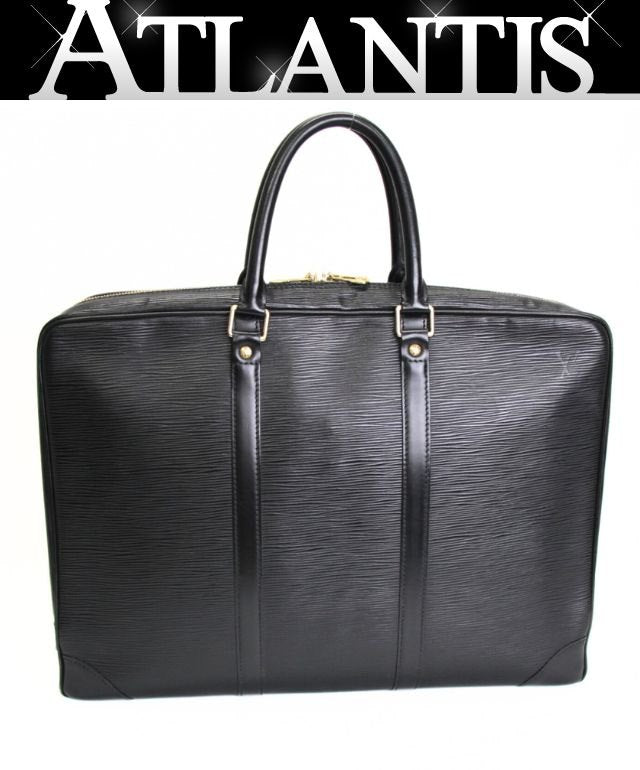 Louis Vuitton Epi Porte Briefcase Black Size ONE SIZE