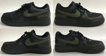 Nike LOW GORE-TEX Air Force 1 Black Khaki Sneakers Size 30
