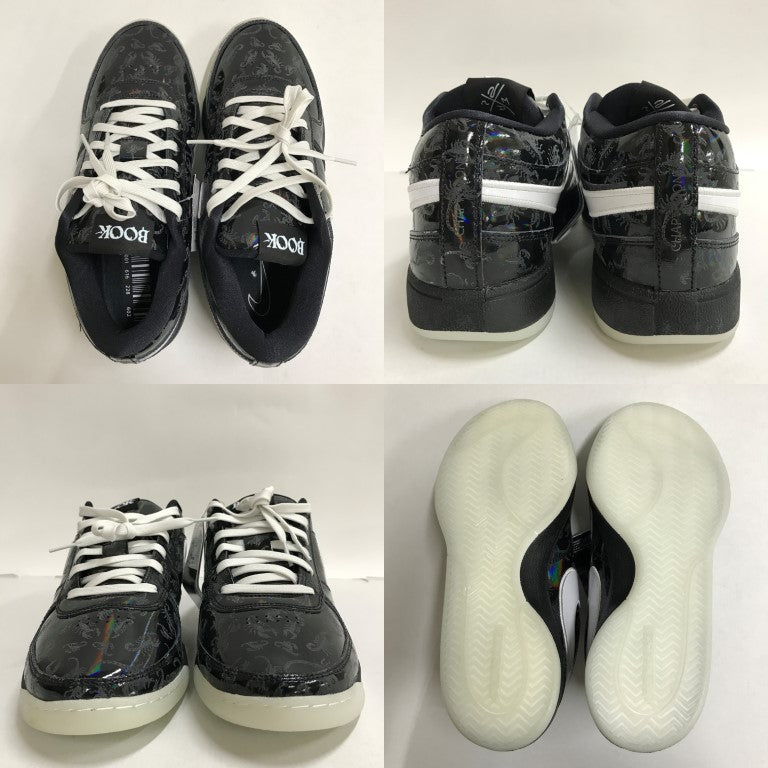 NIKE Book 1 Scorpion Black White Sneakers Size 28