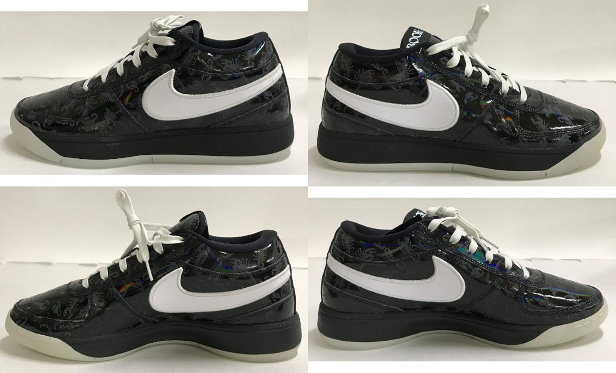 NIKE Book 1 Scorpion Black White Sneakers Size 28