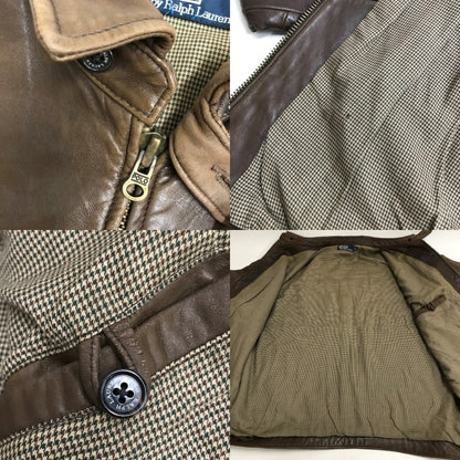 RALPH LAUREN 90s Leather Swingtop Brown Size XL