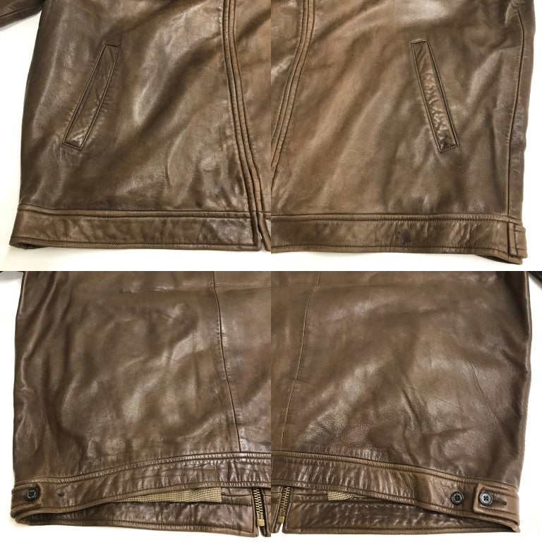 RALPH LAUREN 90s Leather Swingtop Brown Size XL