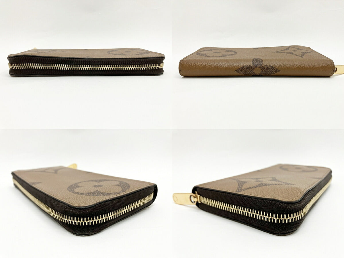 Louis Vuitton Monogram Giant Wallet Brown