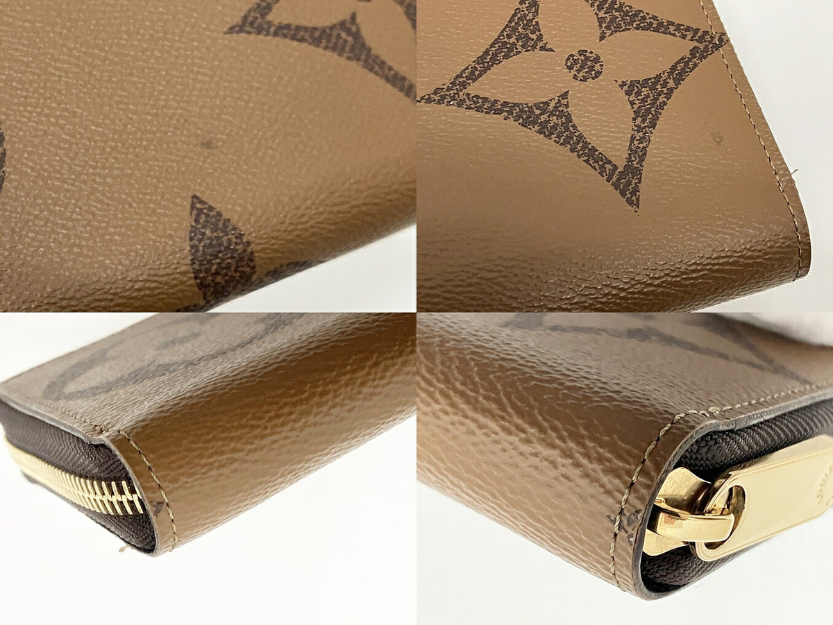 Louis Vuitton Monogram Giant Wallet Brown