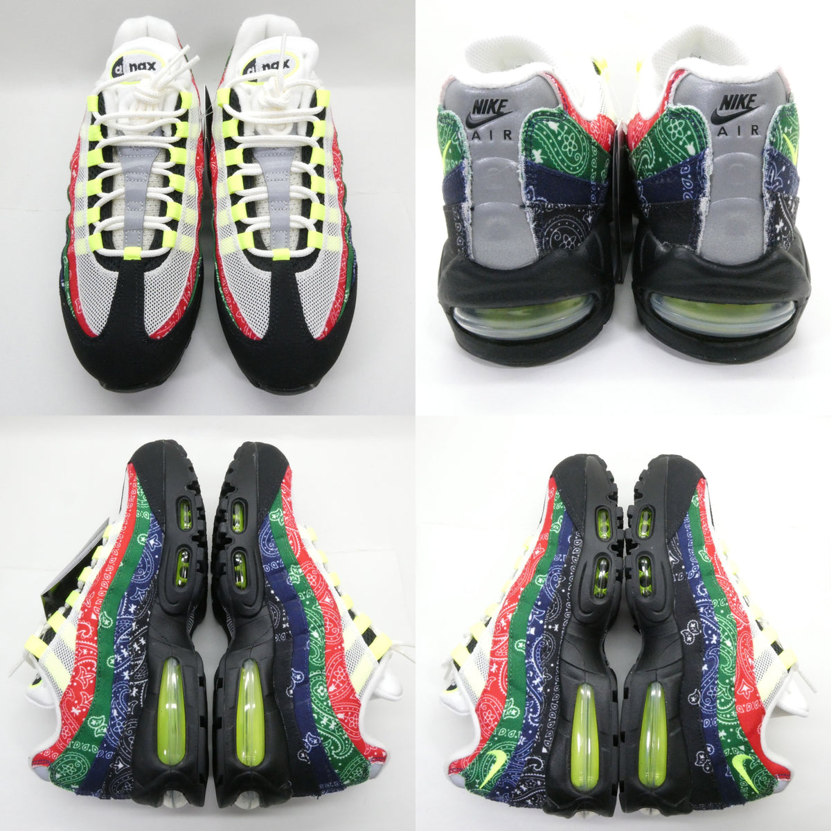NIKE AIR MAX 95 SP Paisley Big Bubble Sneakers Size 26.0