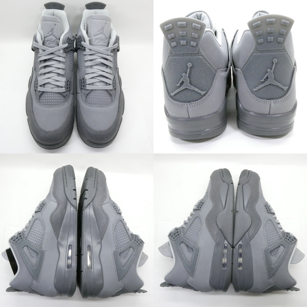 NIKE AIR JORDAN 4 Paris Olympics Sneakers Gray Size 28.0