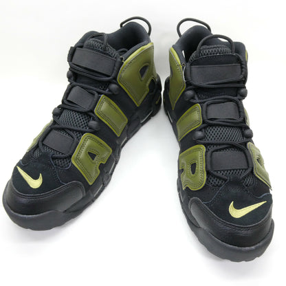 NIKE Air More Uptempo 96 Black Green Sneakers Size 10.5