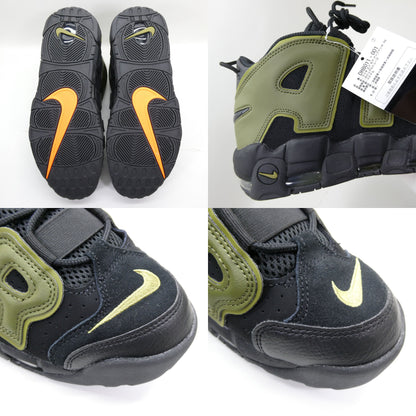 NIKE Air More Uptempo 96 Black Green Sneakers Size 10.5