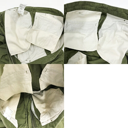 WTAPS Cargo Cotton Satin Trousers Olive Khaki Size 2
