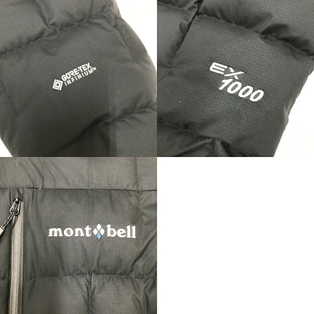 XL Mont-Bell Ignis Down Parka Hoodie Black Size XL