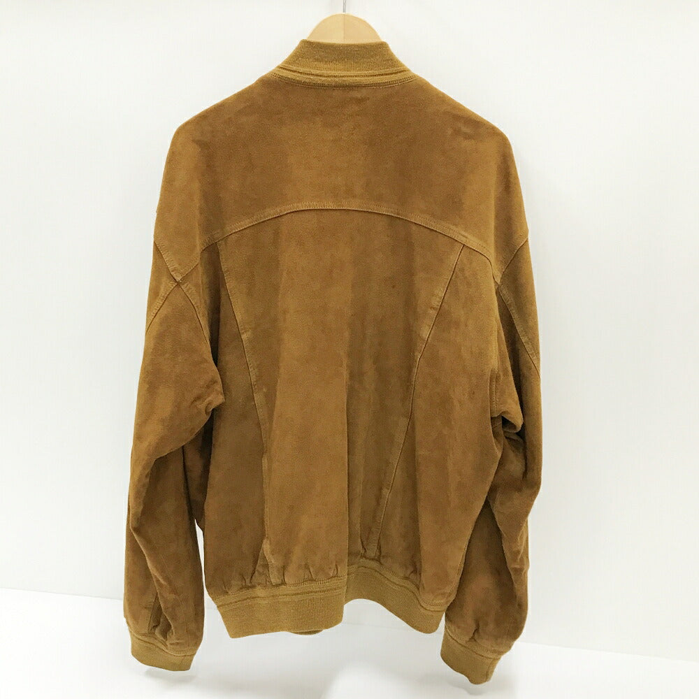 VERA PELLE Suede Leather Balstar Jacket Brown