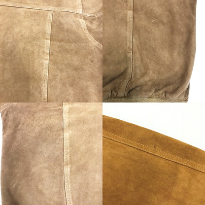 VERA PELLE Suede Leather Balstar Jacket Brown