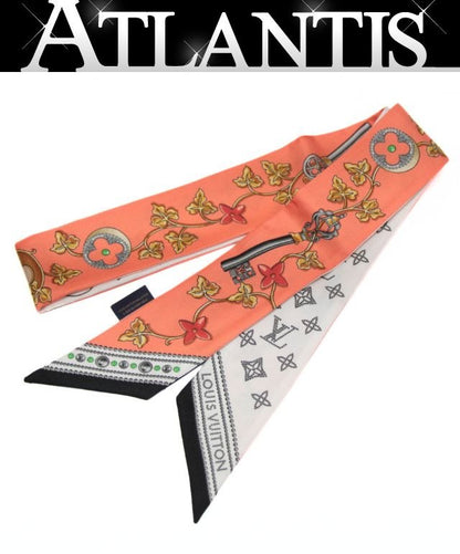 Louis Vuitton Bandeau BB Silk Scarf Orange Size ONE SIZE