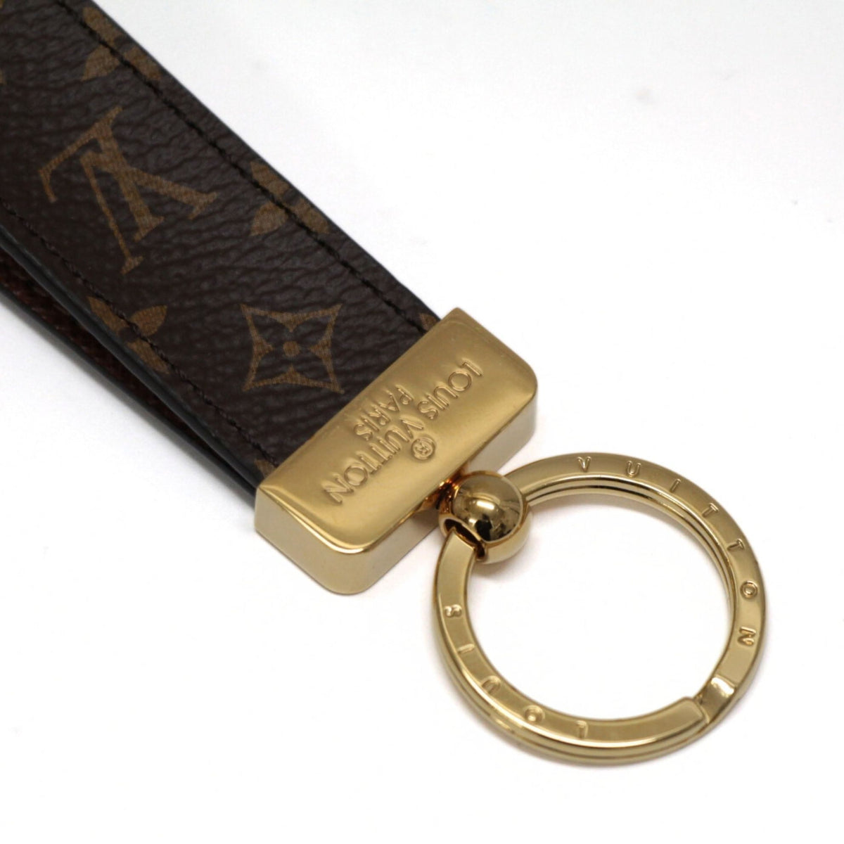Louis Vuitton Monogram Key Holder Bag Charm Brown