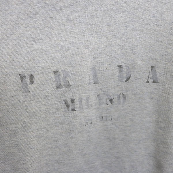 PRADA Vintage Beige Logo Hoodie Size M