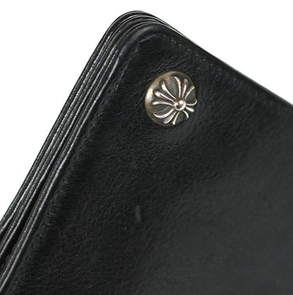 CHROME HEARTS 2-Zip Cross Button Leather Size ONE SIZE