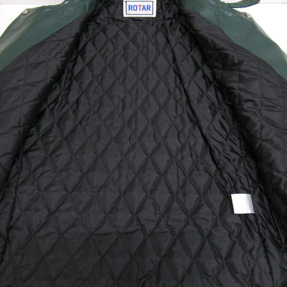 ROTAR Double Rider's Leather Jacket Green Size XL