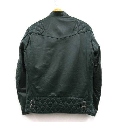 ROTAR Double Rider's Leather Jacket Green Size XL