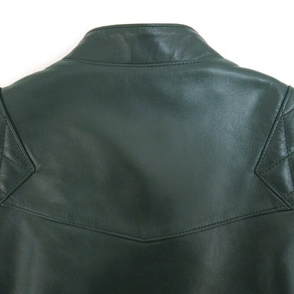 ROTAR Double Rider's Leather Jacket Green Size XL