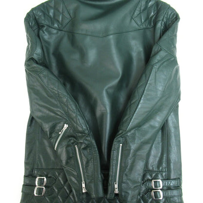 ROTAR Double Rider's Leather Jacket Green Size XL