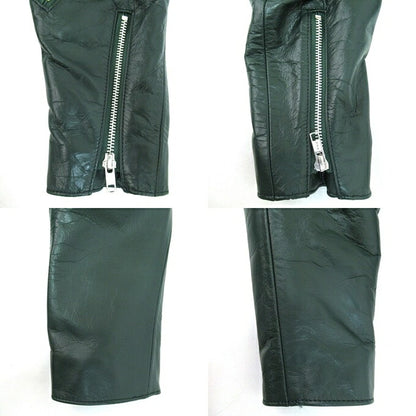 ROTAR Double Rider's Leather Jacket Green Size XL