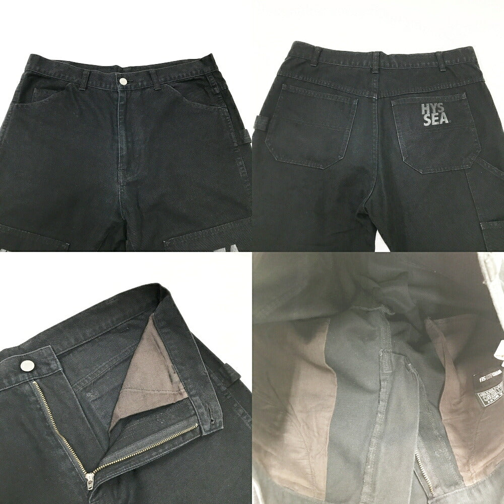 HYSTERIC GLAMOUR x Wind And Sea Logo Pants Black Size M
