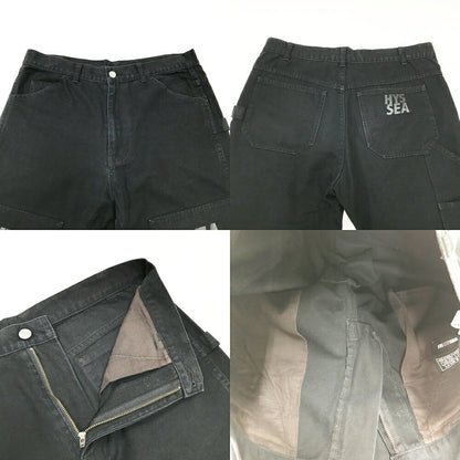 HYSTERIC GLAMOUR x Wind And Sea Logo Pants Black Size M