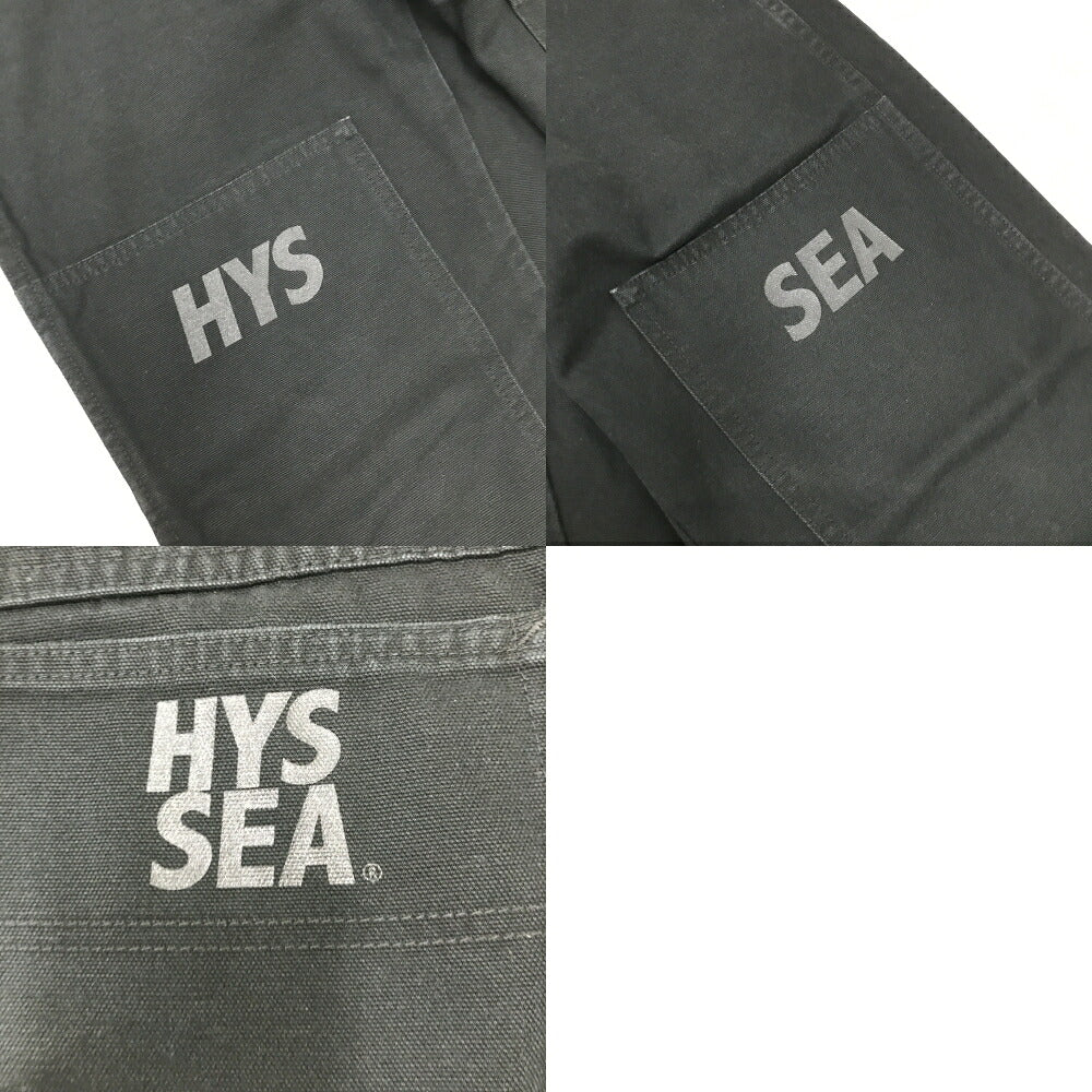 HYSTERIC GLAMOUR x Wind And Sea Logo Pants Black Size M