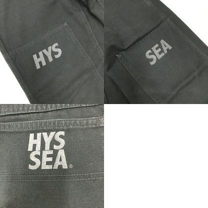 HYSTERIC GLAMOUR x Wind And Sea Logo Pants Black Size M