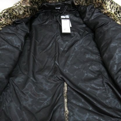 Schott Leopard Fur Peacoat Beige Coat Size XL