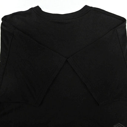 Hanes Heavyweight 50/50 Print T-Shirt Black Size L