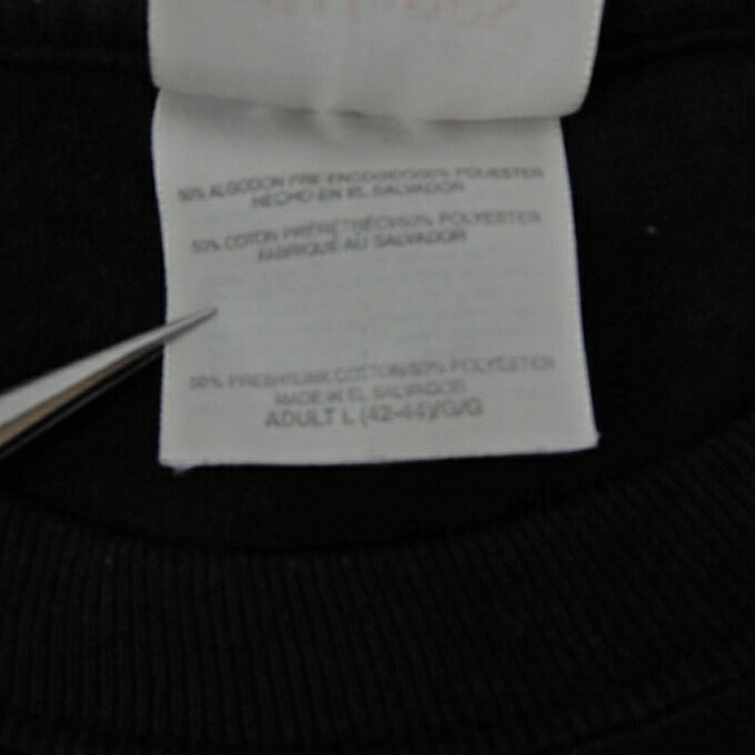Hanes Heavyweight 50/50 Print T-Shirt Black Size L