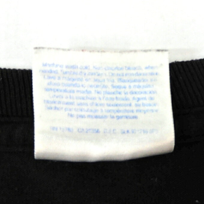 Hanes Heavyweight 50/50 Print T-Shirt Black Size L