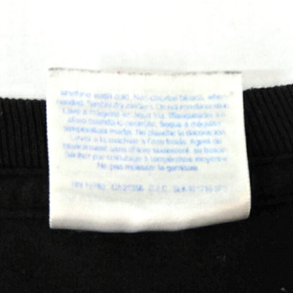 Hanes Heavyweight 50/50 Print T-Shirt Black Size L
