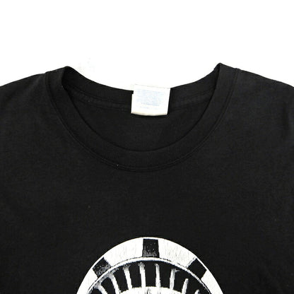 Hanes Heavyweight 50/50 Print T-Shirt Black Size L