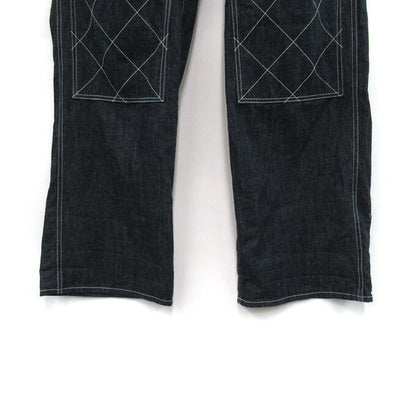 Dry Bones Double Knee Painter Pants Indigo Blue Size 36